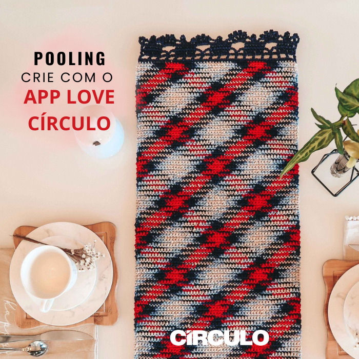 Pooling: crie padrões multicoloridos com a ajuda da ferramenta gratuita do App Love Círculo